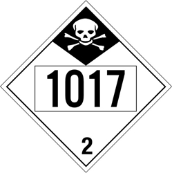 230S Pre Numbered Inhalation 2 Placard,Dot Placards,Hazmat,shipping,Inhalation Hazard 2 pre numbered  placards, hazard class 2 placards, dot placards, placards, Inhalation Hazard 2  placards