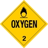 240 Oxygen Placard Placard,Dot Placards,Hazmat,shipping,Oxygen 2 worded placards, hazard class 2 placards, dot placards, placards