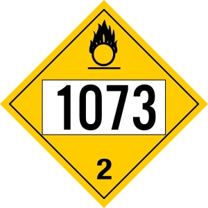 240S Pre Numbered Oxygen Placard,Dot Placards,Hazmat,shipping,Oxygen Class 2 pre numbered placards, hazard class 2 placards, dot placards, placards