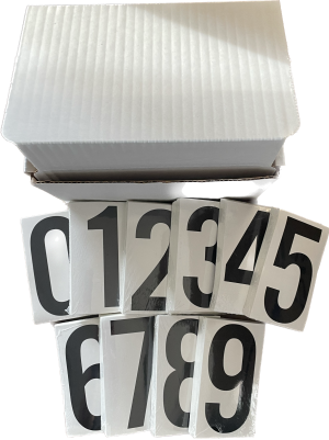 3 Inch Number Kit 3 Inch Number Kit, number kit, placard numbers, un numbers
