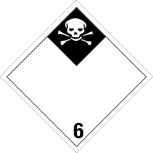 610INT Inhalation 6 International Placard Placard,Dot Placards,Hazmat,shipping,Inhalation Hazard 6 International placards, hazard class 6 placards, dot placards, placards, Inhalation Hazard 6 