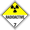 710INT Radioactive International Placard Placard,Dot Placards,Hazmat,shipping,Radioactive 7 international placards, hazard class 7 placards, dot placards, placards