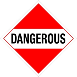 910 Placard Placard,Dot Placards,Hazmat,shipping,dangerous placard
