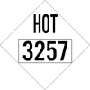 920S Pre Numbered Hot Placard,Dot Placards,Hazmat,shipping,Hot pre numbered placard,Hot