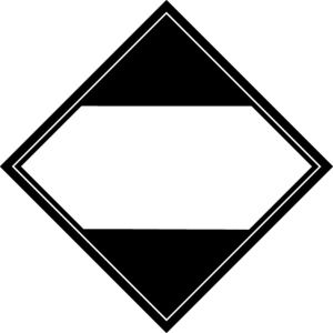 960BL Limited Quantity Blank Placard Placard,Dot Placards,Hazmat,shipping, Limited Quantity Blank Panel placards,  dot placards, placards,Limited Quantity Blank Panel