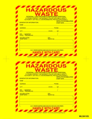 Hazardous Laser Sheets Hazardous Sheeted Laser, waste labels, universal, non rcra, non regulated, laser sheets, recycle