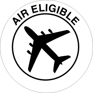 IATA203 Air Eligible Labels iata203 air eligible labels, iata shipping decals, air cargo compliance labels, dangerous goods air labels, 4mil permanent vinyl labels, high tack shipping stickers, air freight marking decals, hazardous materials air transport labels, pros choice printing iata