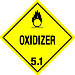 Oxidizer 4x4 Label