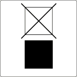 ML290 Do Not Stack IBC ml290 labels, do not stack ibc decals, intermediate bulk container stickers, warehouse handling labels, anti crushing warning graphics, 4mil vinyl shipping stickers, high tack tote decals, industrial logistics safety markers, pros choice printing