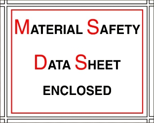 MSDS Enclosed Pouch MSDS Enclosed Pouch