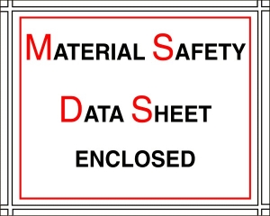 MSDS Enclosed Pouch MSDS Enclosed Pouch