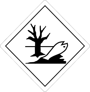 Marine Pollutant - 930 Marine Pollutant Labels in Vinyl or Paper, Hazard Class 7 Labels, DOT Labels, hazmat, shipping