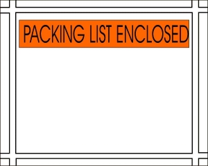 Packing List Enclosed Pouch Packing List Enclosed Pouch