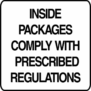 Prescribed Regulations Prescribed Regulations labels