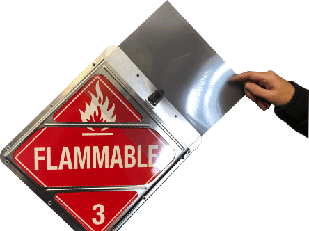 Clear Placard Protector<br>RG Shield 2 placard shield, placard cover, all weather placard protection