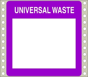 WL710 waste labels, hazardous waste, non regulated waste, universal waste, drum labels, hazardous labels, waste, D.O.T., cfr49