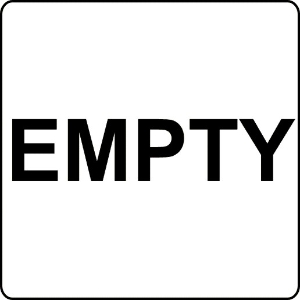 WL840 Empty Label Empty 6x6 Labels, Non-Regulated Waste Labels, Special Waste Labels, Solid Waste Labels, Universal Waste Labels, RQ Waste Labels, Hazardous Waste Labels, Conditionally Exepmt Waste Labels, Contains PCB Waste Label