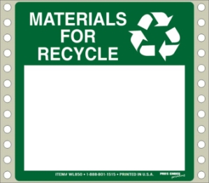 WL850 waste labels, hazardous waste, non regulated waste, universal waste, drum labels, hazardous labels, waste, D.O.T., cfr49