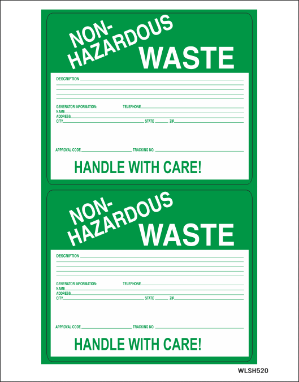 Non Hazardous Sheeted Laser Hazardous Sheeted Laser, waste labels, universal, non rcra, non regulated, laser sheets, recycle