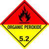 Organic Peroxide Organic Peroxide Class 5.2 Labels in Vinyl or Paper, Hazard Class 5.2 Labels, DOT Labels, hazmat, shipping
